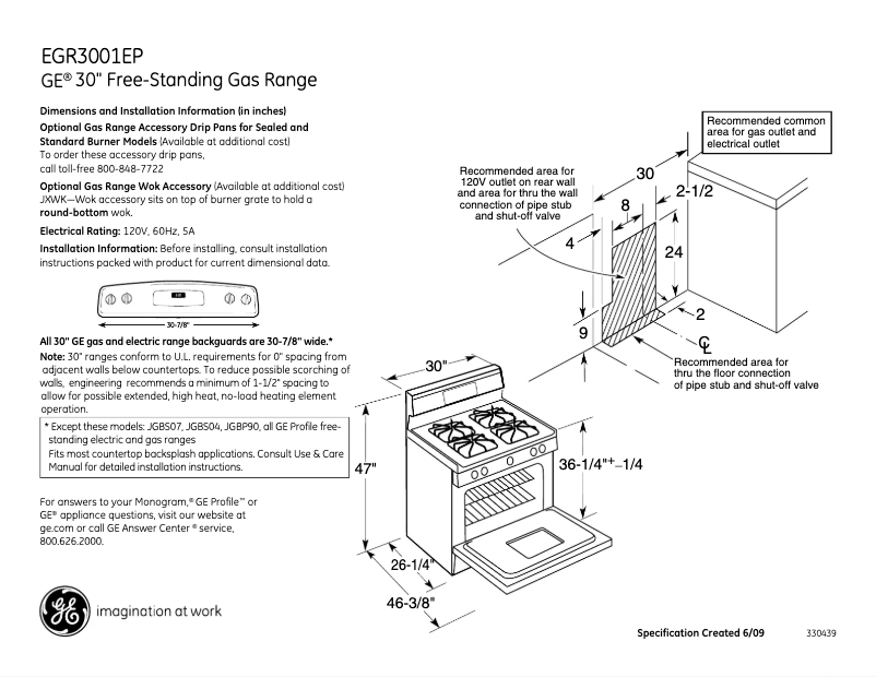 Image de la première page du manuel de l'appareil EGR3001EPSS