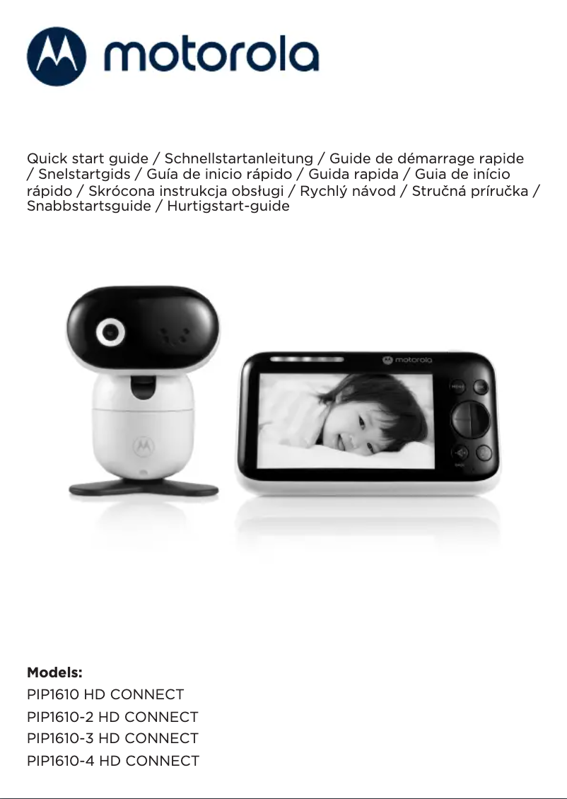 Page n°1 - Manuel utilisateur Motorola PIP1610