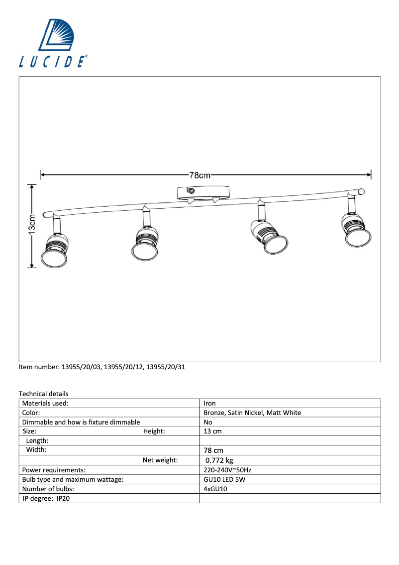 Image de la première page du manuel de l'appareil Caro 13955/20/31