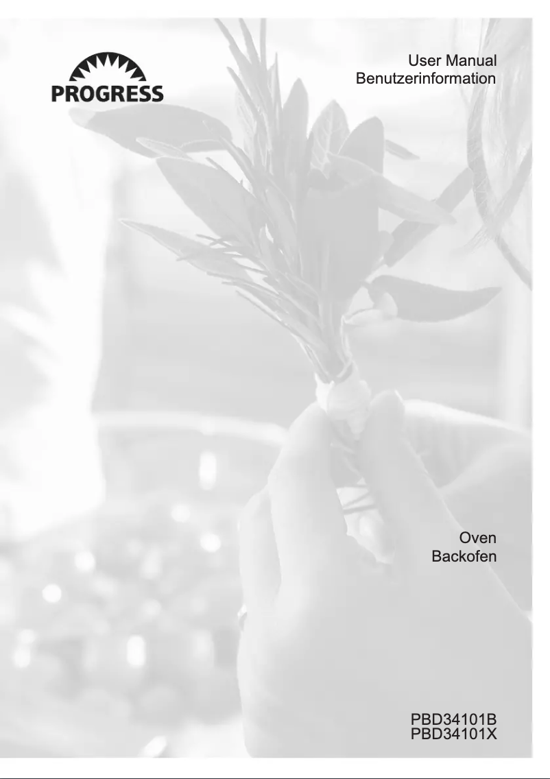 Page n°1 - Manuel utilisateur Progress PBD34101B