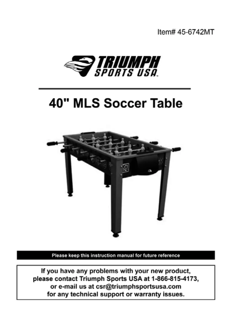 Página 1 del manual Manual de usuario Triumph Sports 45-6742MT