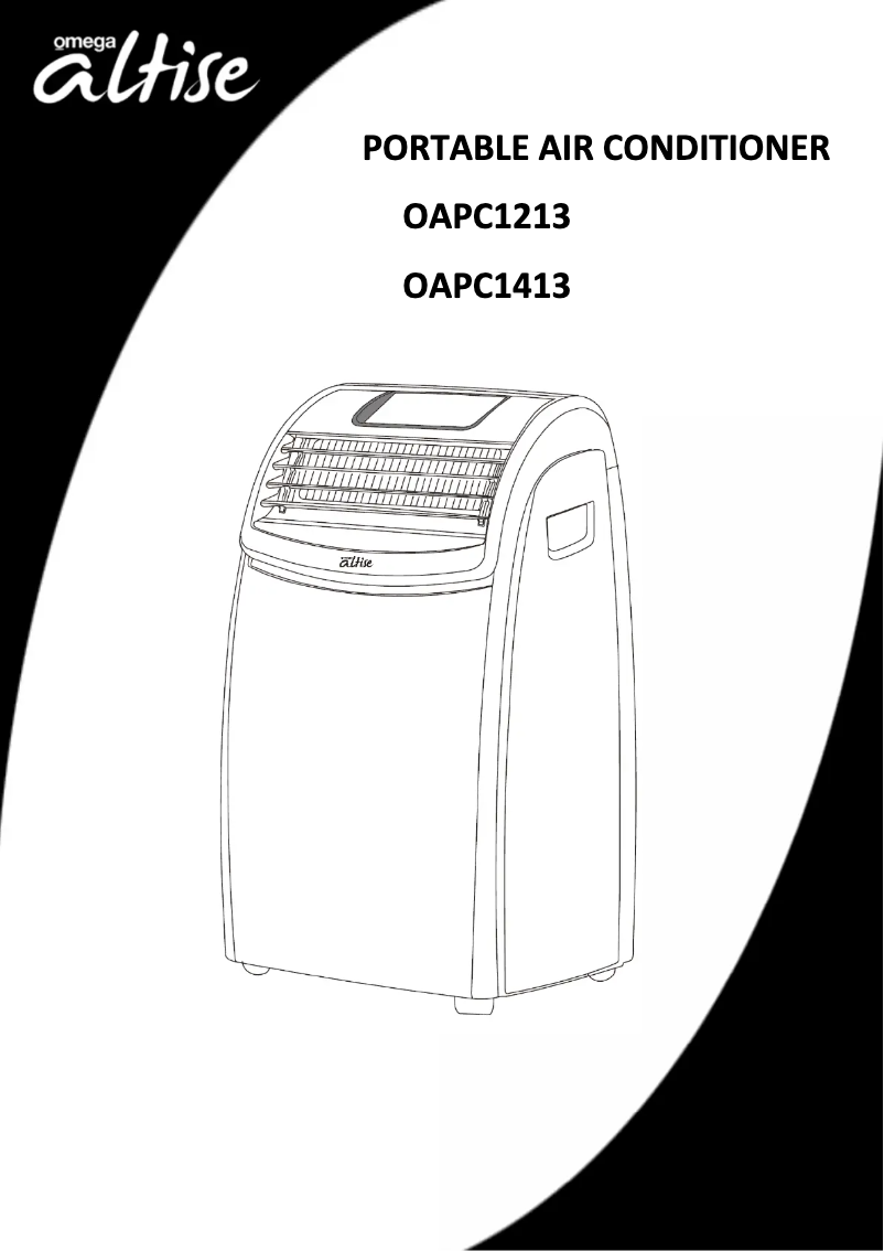 Page 1 de la notice Manuel utilisateur Omega Altise OAPC1213
