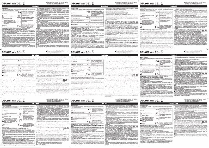 Image de la première page du manuel de l'appareil BY 20