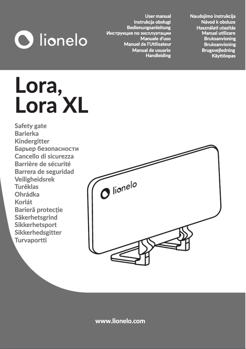 Image de la première page du manuel de l'appareil Lora