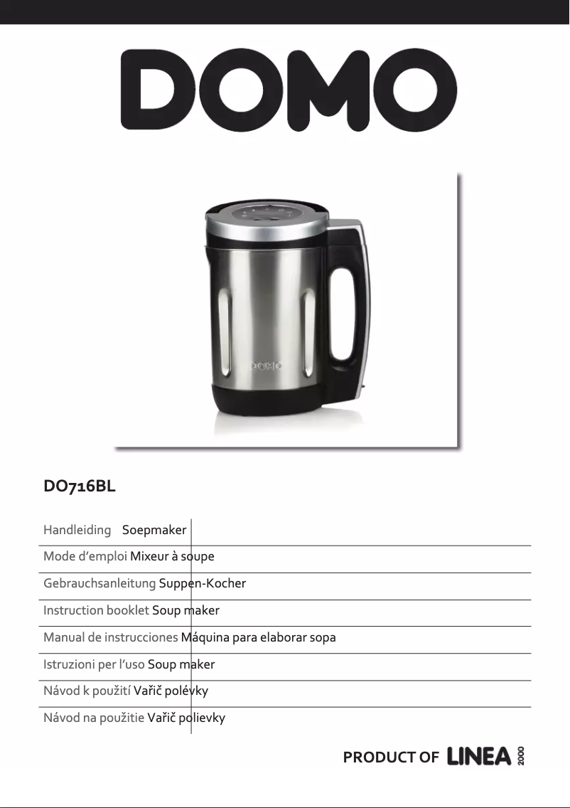 Page n°1 - Manuel utilisateur Domo DO716BL