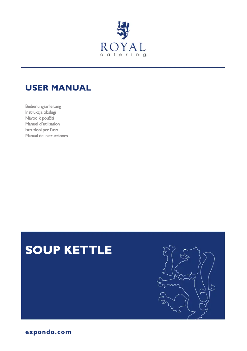 Page 1 de la notice Manuel utilisateur Royal Catering RCST-9407