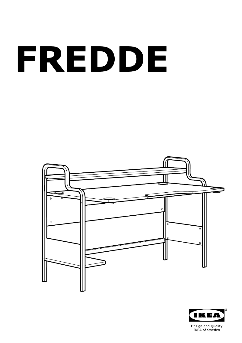 Page 1 de la notice Manuel utilisateur Ikea FREDDE 304.960.61
