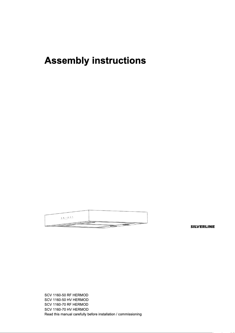Page n°1 - Manuel utilisateur Silverline SCV1160