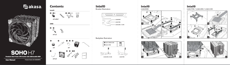 Image de la première page du manuel de l'appareil Soho H7