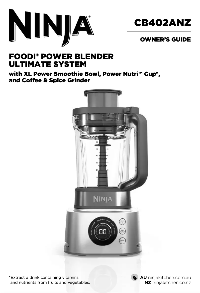Página 1 del manual Manual de usuario Ninja Foodi CB402ANZ