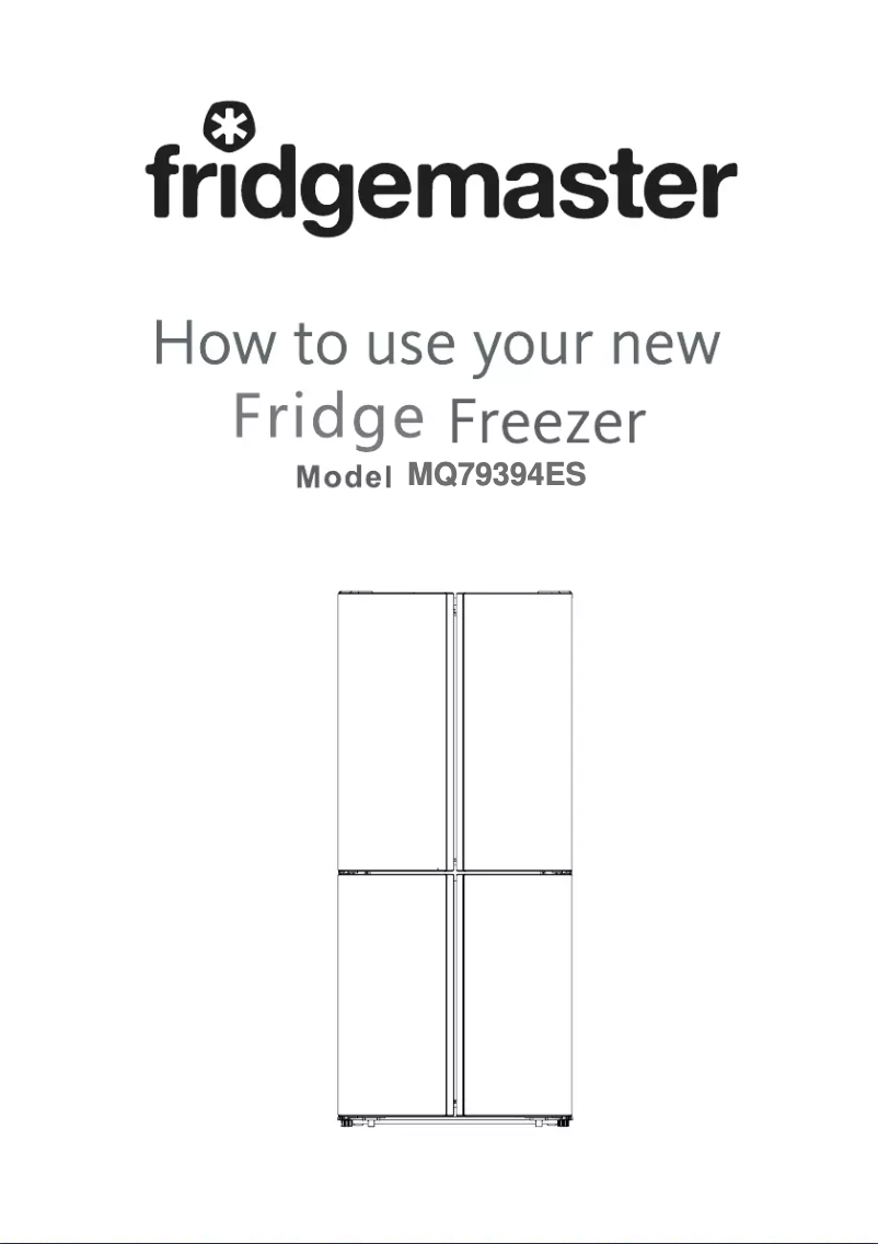 Page n°1 - Manuel utilisateur Fridgemaster MQ79394EB