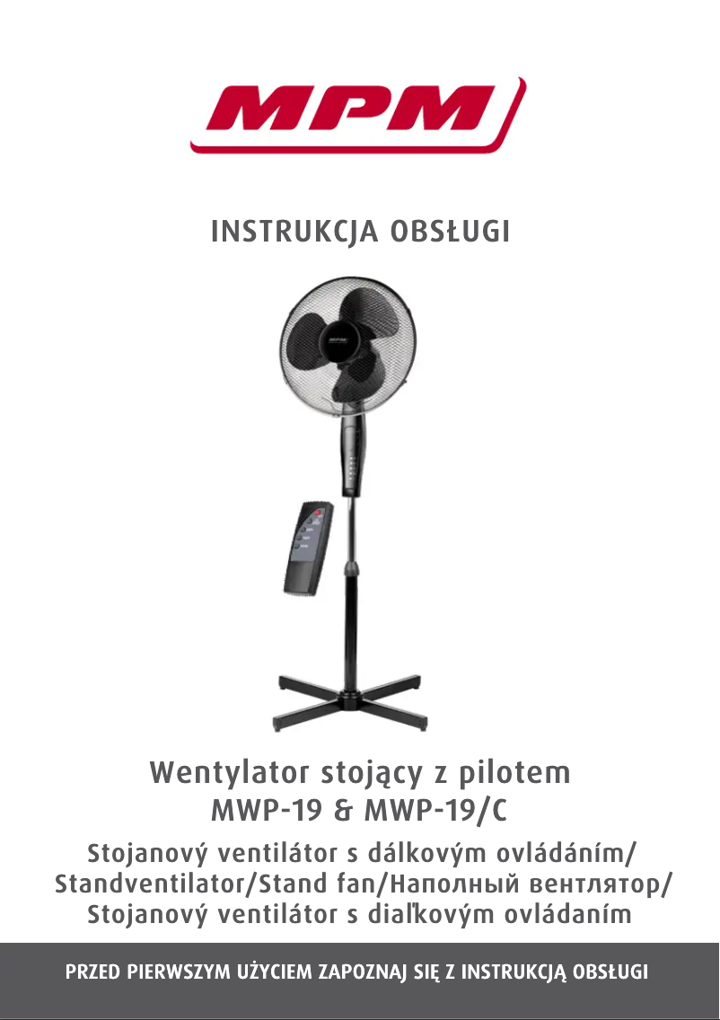 Page n°1 - Manuel utilisateur MPM MWP-19