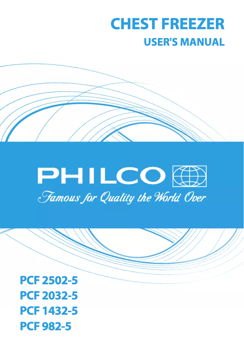 Page 1 de la notice Manuel utilisateur Philco PCF 982-5