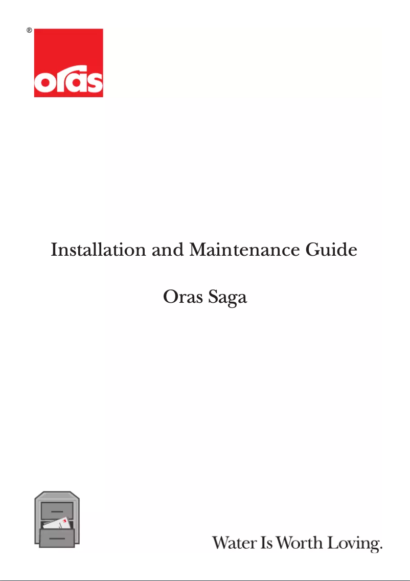Page n°1 - Manuel utilisateur Oras Saga 1918F