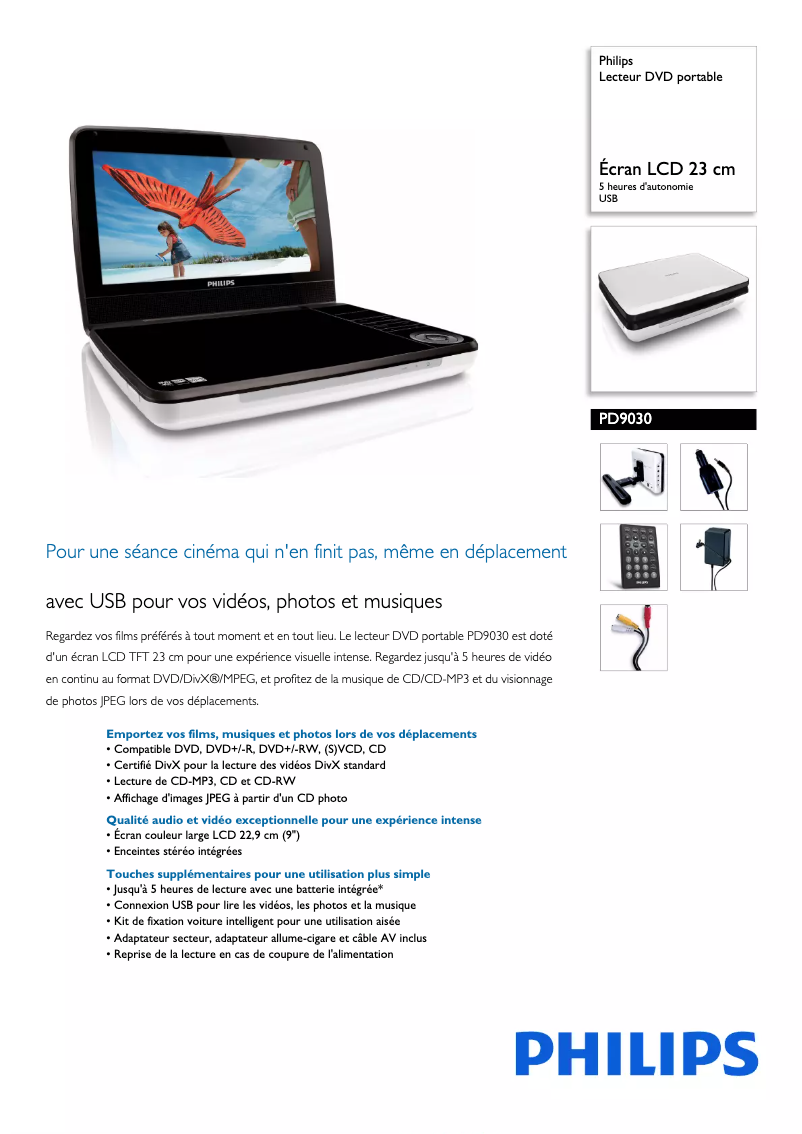 First page image of the manual for PD9030