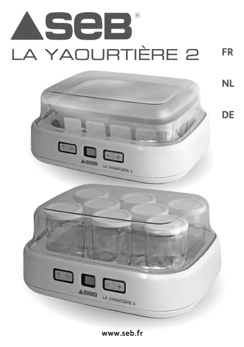 Page n°1 - Manuel utilisateur SEB La Yaourtière YG5001