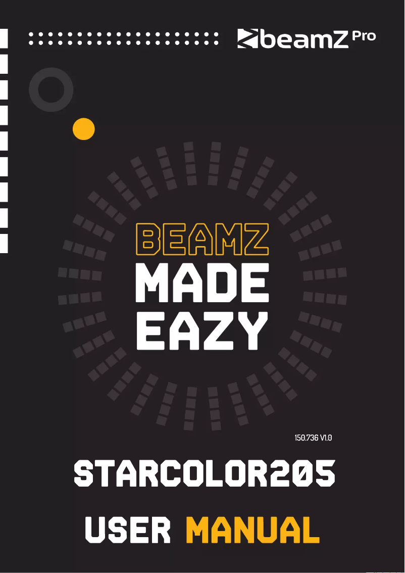 Image de la première page du manuel de l'appareil StarColor205