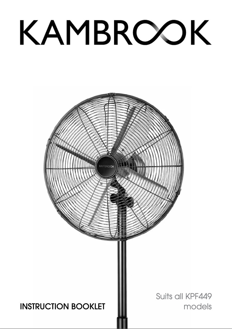 Page 1 de la notice Manuel utilisateur Kambrook KPF449