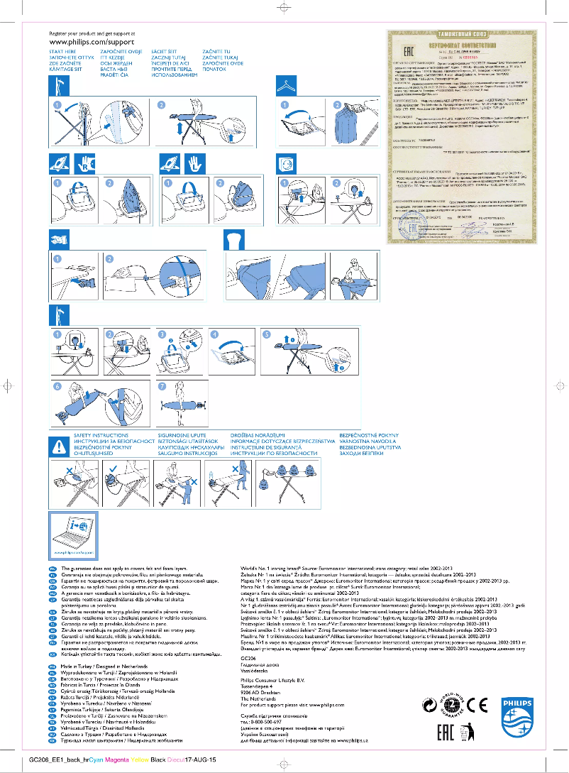 Image de la première page du manuel de l'appareil Easy8 Express GC206
