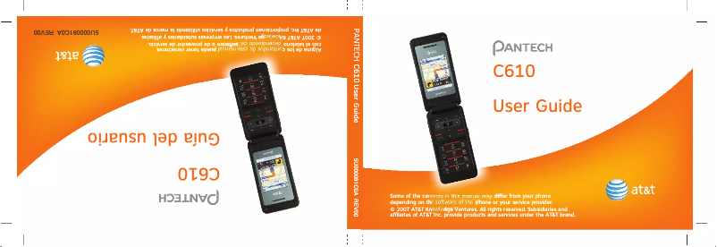 Image de la première page du manuel de l'appareil C610