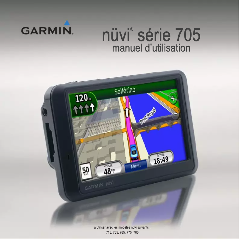 Page n°1 - Manuel utilisateur Garmin nüvi 785T