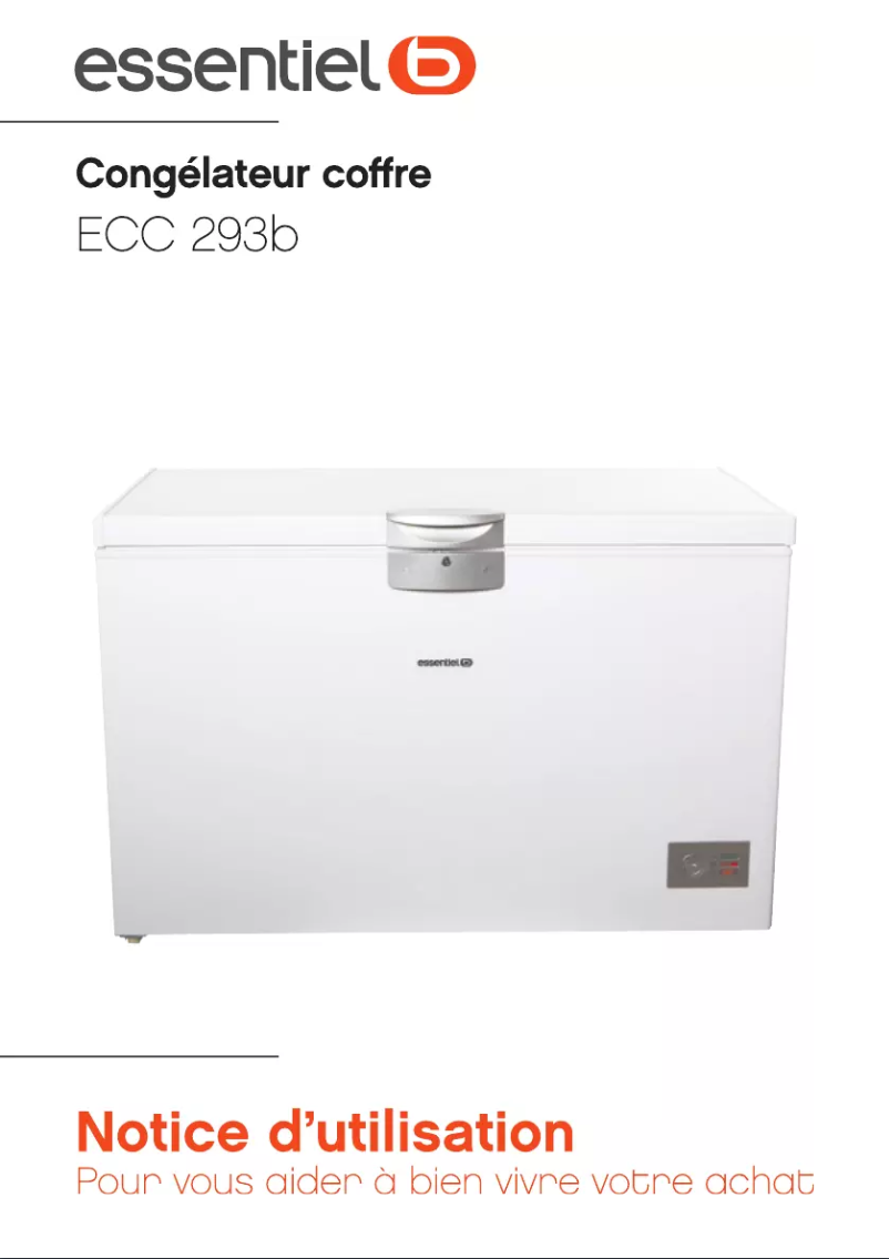 Page 1 de la notice Manuel utilisateur Essentiel B ECC 293b
