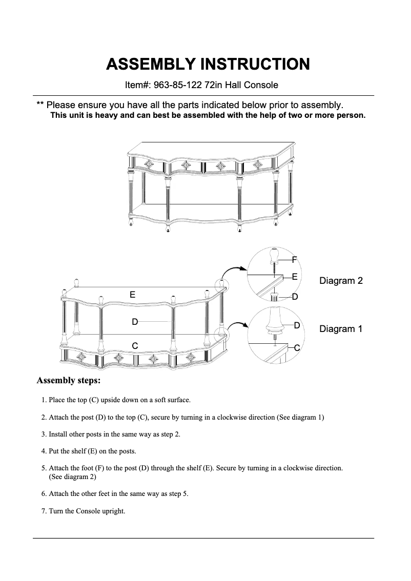 Página 1 del manual Manual de usuario Hooker 963-85-122