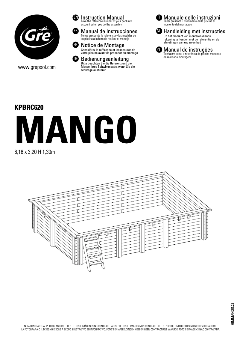 Página 1 del manual Manual de usuario Gre KPBRC620