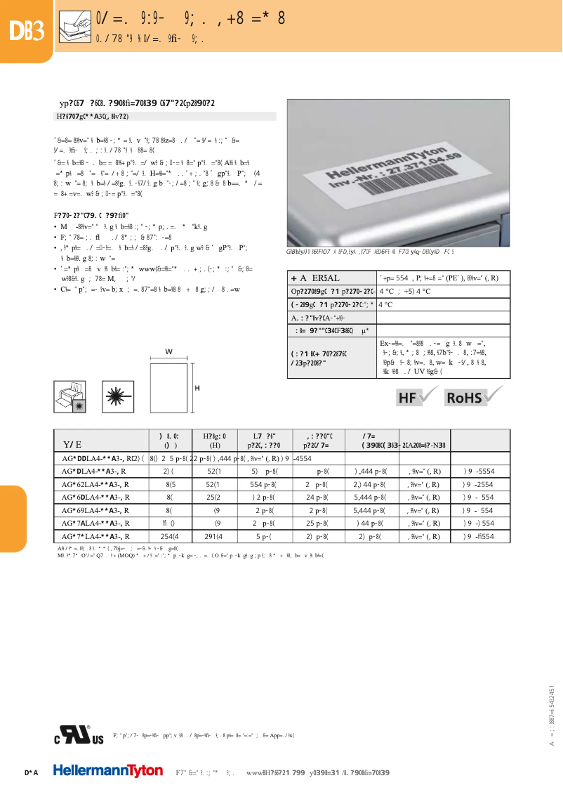 Image de la première page du manuel de l'appareil TAG171LA4-1103-SR
