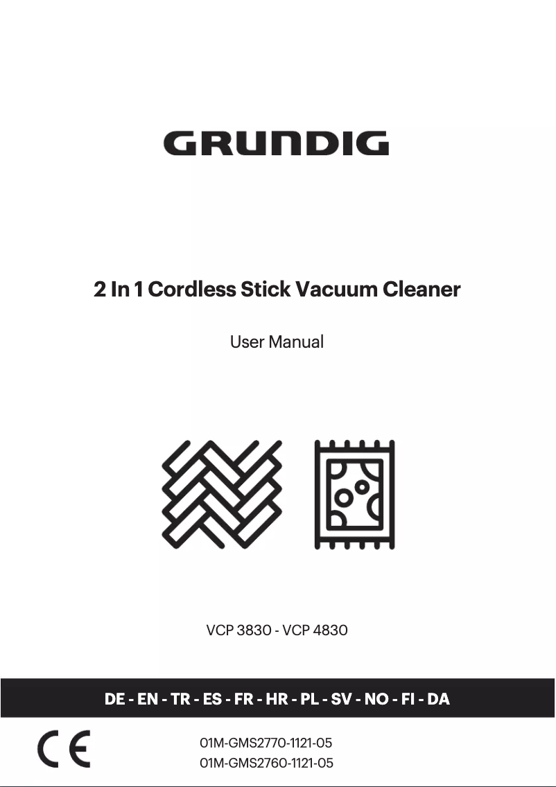 Page n°1 - Manuel utilisateur Grundig VCP 3830