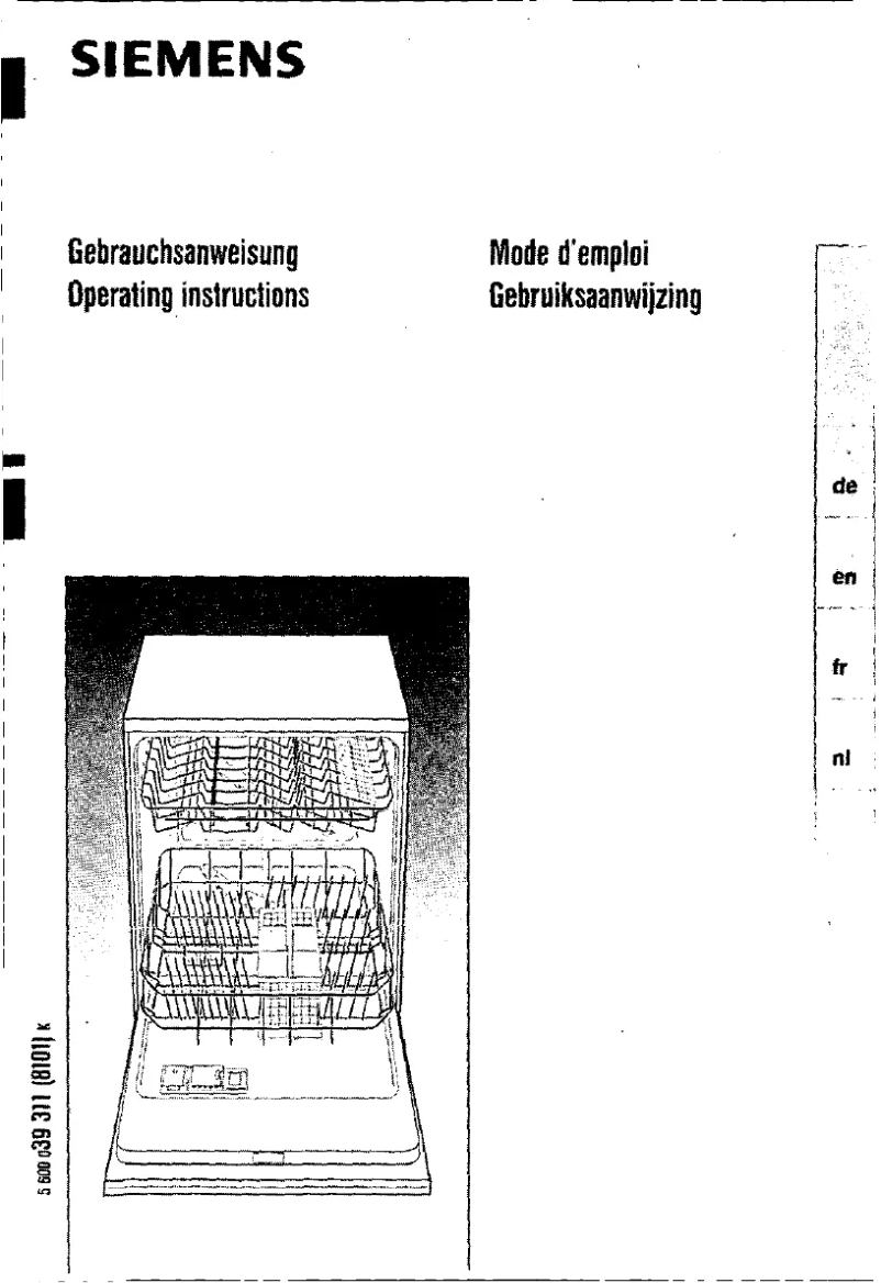 Page 1 de la notice Manuel utilisateur Siemens SE25930