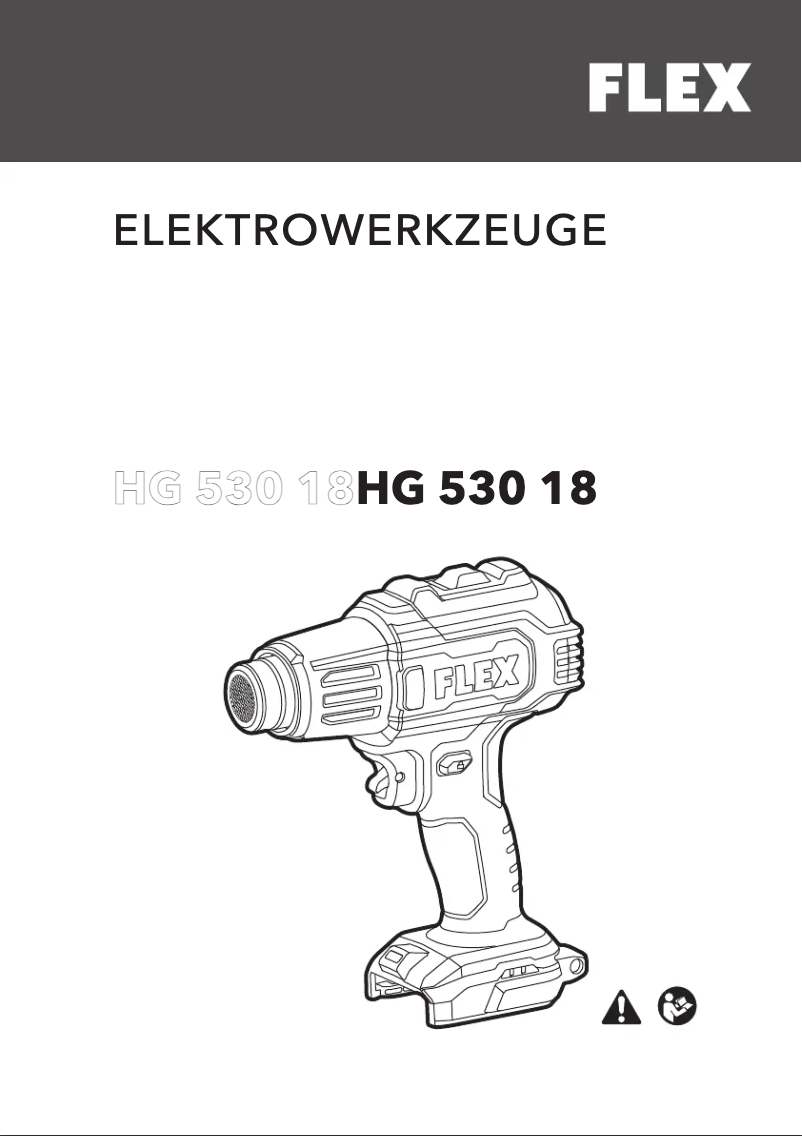 Image de la première page du manuel de l'appareil HG 530 18