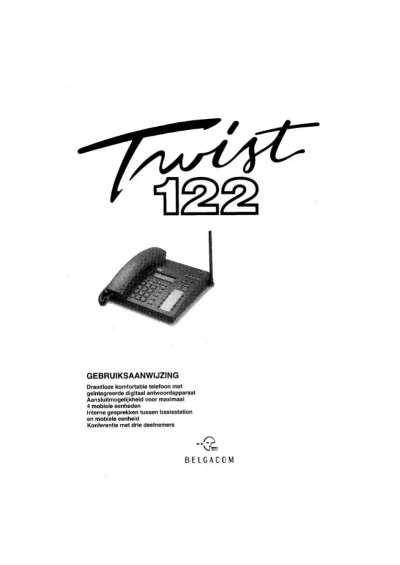 Página 1 del manual Manual de usuario Belgacom Twist 122