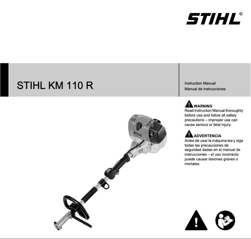 Page n°1 - Manuel utilisateur Stihl KM 110 R