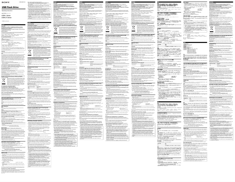 Image de la première page du manuel de l'appareil USM1GLX