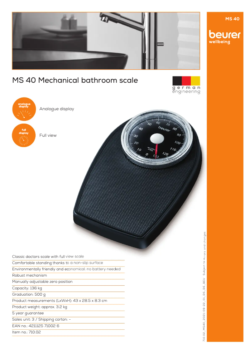 Image de la première page du manuel de l'appareil MS 40