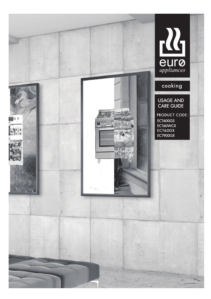 Image de la première page du manuel de l'appareil ECT60WCX