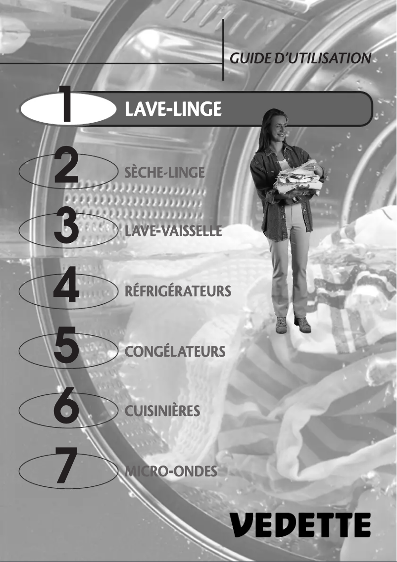 Page 1 de la notice Manuel utilisateur Vedette VLT2110