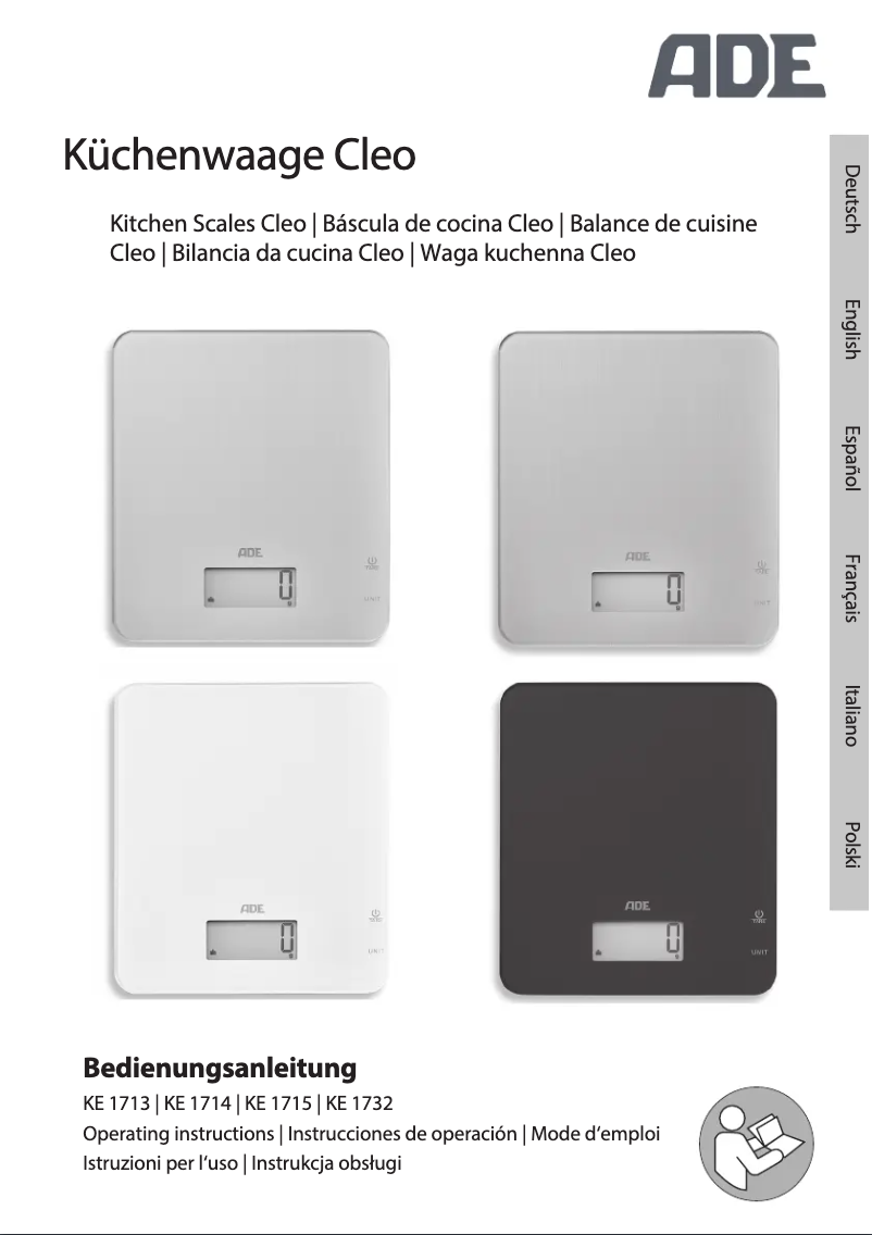 Página 1 del manual Manual de usuario ADE Cleo KE 1713