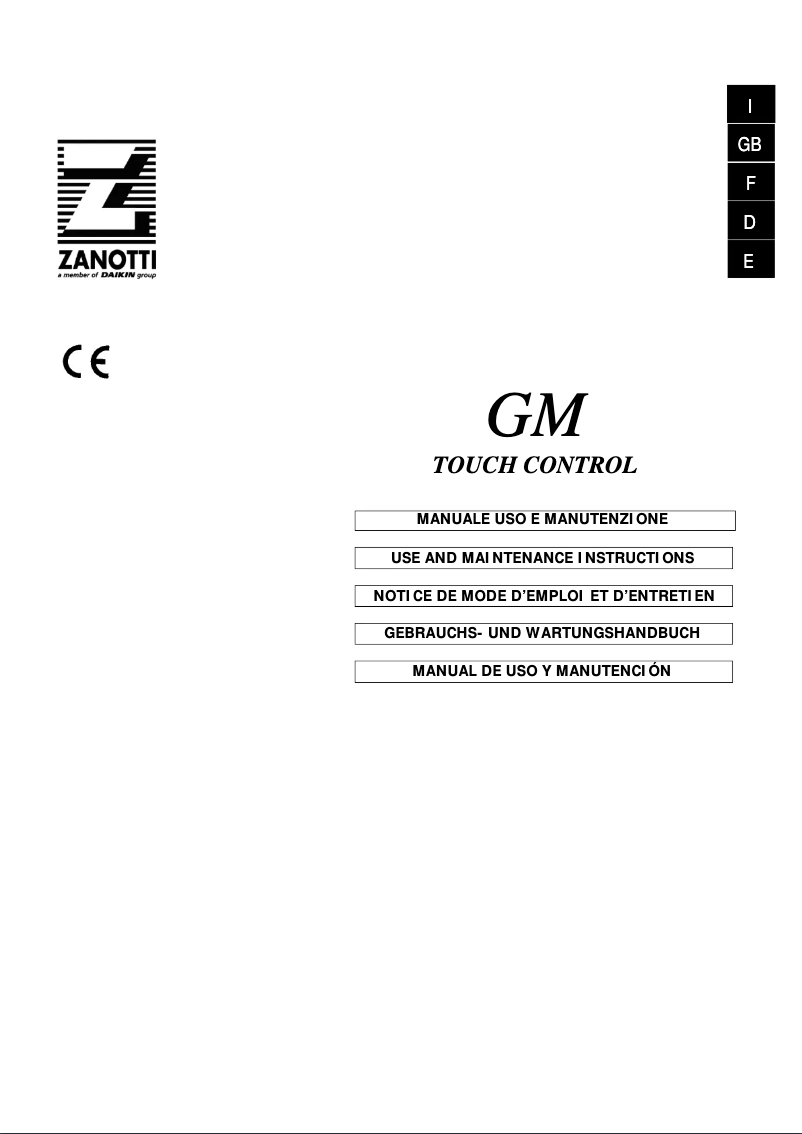 Image de la première page du manuel de l'appareil BGM0870Y1AA