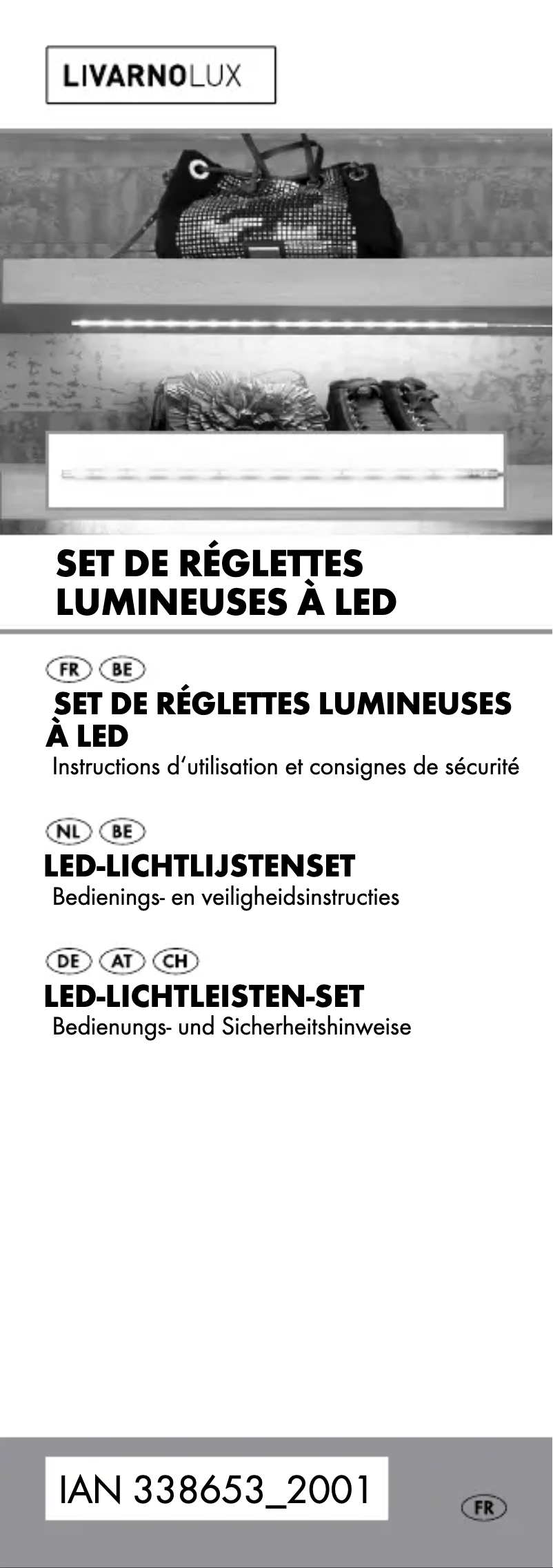 Page 1 de la notice Manuel utilisateur Livarno Lux HG01183B