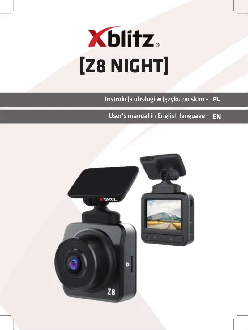 Image de la première page du manuel de l'appareil Z8