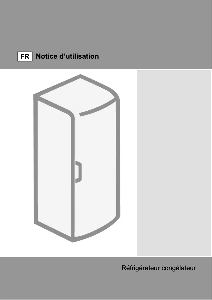 Image de la première page du manuel de l'appareil RB60299OW-L