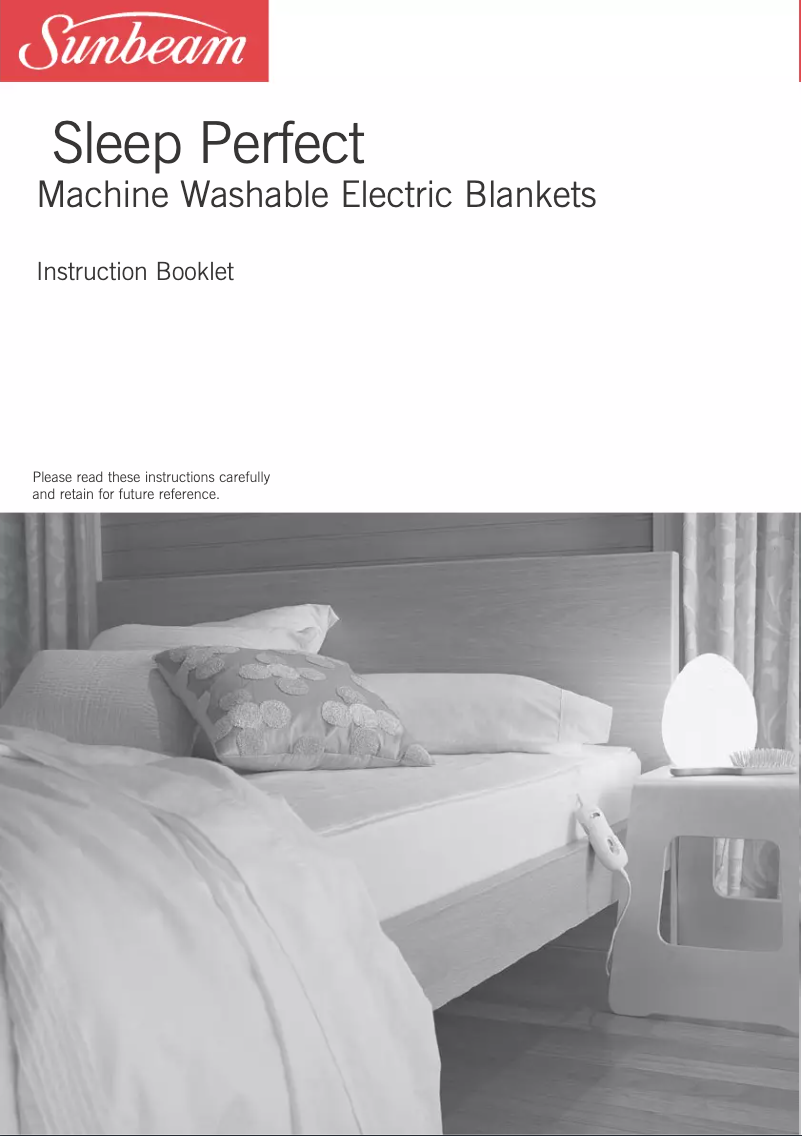 Página 1 del manual Manual de usuario Sunbeam Sleep Perfect BL5651