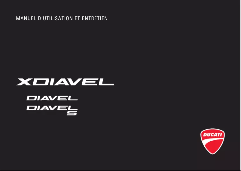 Page 1 de la notice Manuel utilisateur Ducati XDiavel S (2017)
