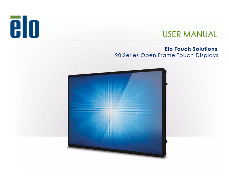 Página 1 del manual Manual de usuario Elo ET1590L