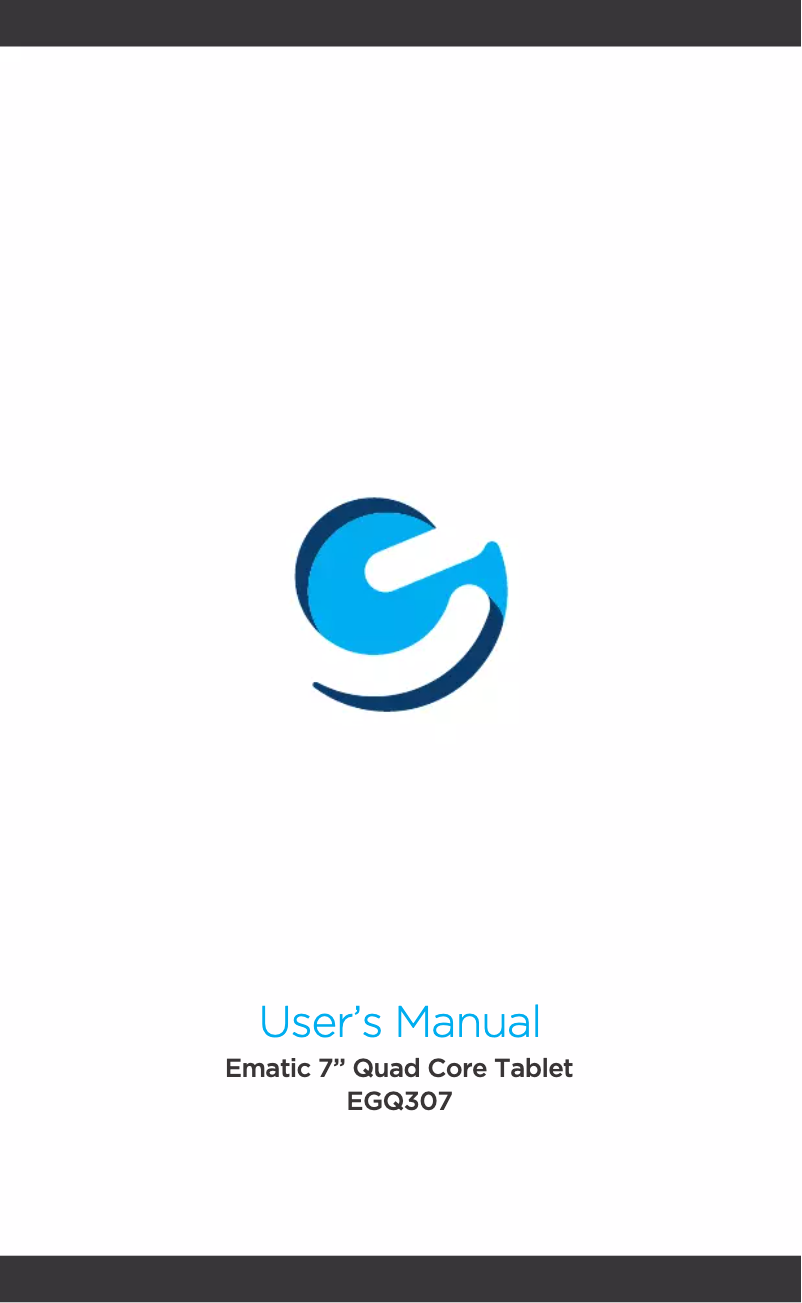 Page n°1 - Manuel utilisateur Ematic EGQ307