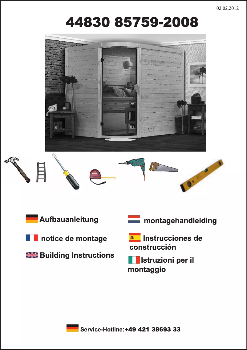 First page image of the manual for Tarima 2