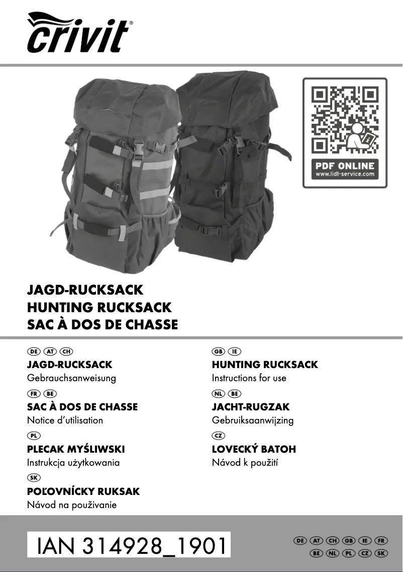 Image de la première page du manuel de l'appareil IAN 314928