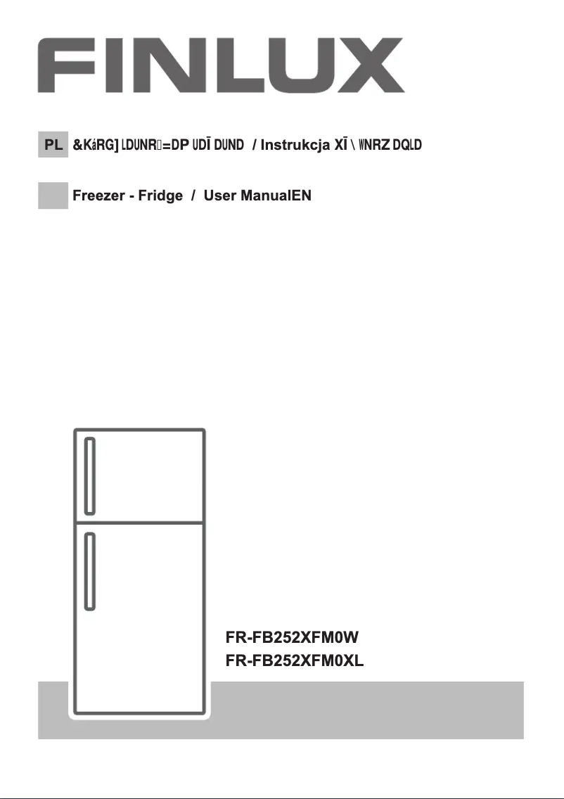 Page 1 de la notice Manuel utilisateur Finlux FR FB252XFM0W